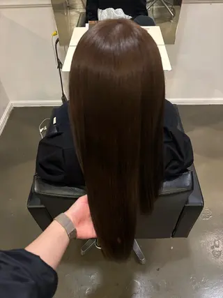 ロング ‪‬髪質改善／ 透明感カラー／aiのヘアスタイル