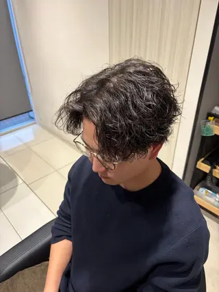 パーマ メンズ 関内/メンズパーマ/ 男性専門/菊池蒼大のヘアスタイル