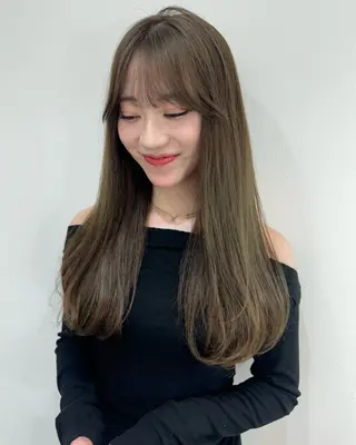 ロング カラー 似合わせhair /モガミユナ🎀のヘアスタイル