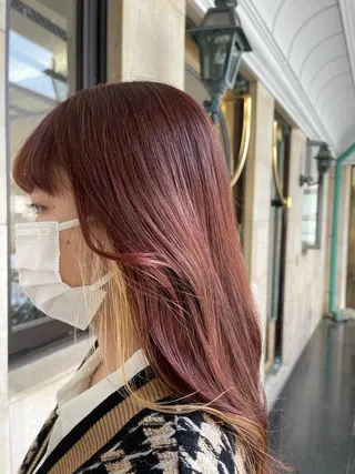 カラー 髪質改善&美髪カラー ボブ&ロングRYOのヘアスタイル
