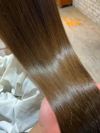 ロング レイヤー×髪質改善 マネージャー安藤光司のヘアスタイル