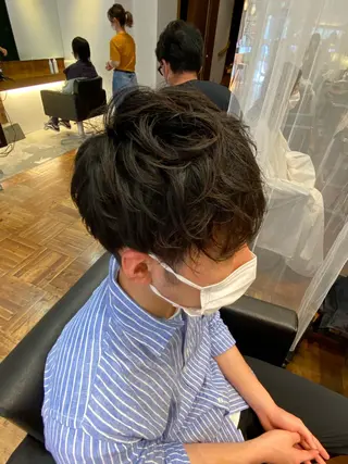 パーマ メンズ 🌷韓国レイヤー/艶 カラー🇰🇷amiのヘアスタイル