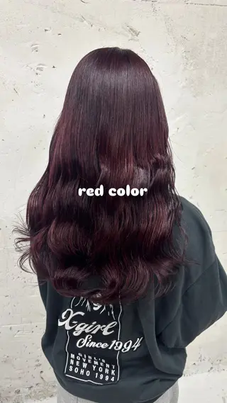 カラー 暖色カラ-ෆ˚顔周り 🎀ོ白岩亜実🎀ོのヘアスタイル