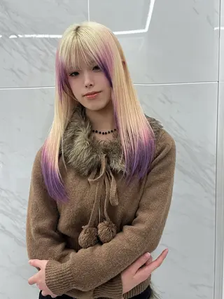 セミロング カラー kiti Sakae所属・栄美容師/kiti /ボブ/ケントのヘアスタイル