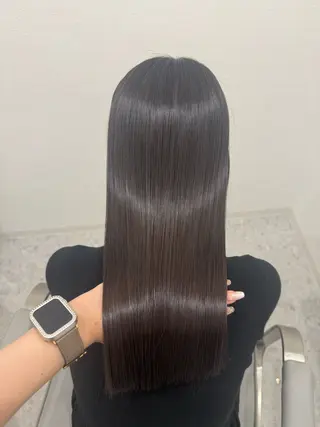 ロング 💎縮毛矯正/透明感 カラー💎椎葉みひろのヘアスタイル