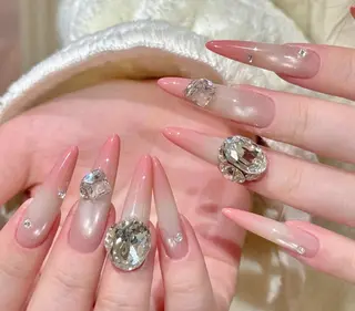 ネイル By moonネイル 🌷ワンホン/韓国風のネイルデザイン