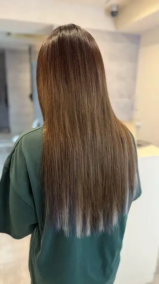 ロング REINA エクステ/ヘアセットのヘアスタイル