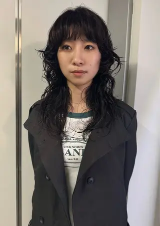 セミロング パーマ 新宿/髪質改善/ レイヤー/サカキのヘアスタイル