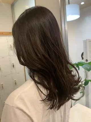 ロング カラー ショート/ボブ/透明 感カラー/高橋あみのヘアスタイル