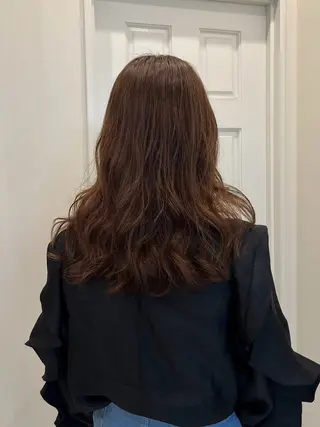 ロング パーマ よこやま なぎさのヘアスタイル