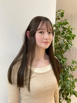 カラー AO所属・RISAKO 艶髪モテヘア🎀府中のヘアスタイル