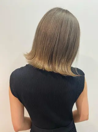 ミディアム カラー メンズ キッズ ネイル マツエク・マツパ ボブ、縮毛矯正👑 心斎橋/高城涼也のヘアスタイル