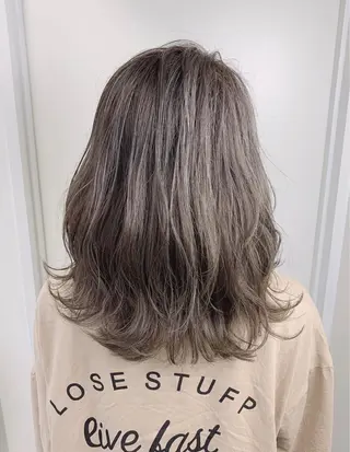 ミディアム 家田 竜のヘアスタイル