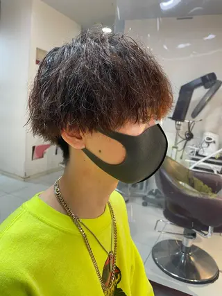 パーマ メンズ SHUN メンズパーマのヘアスタイル