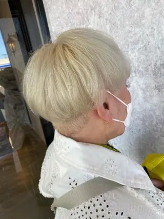 ショート カラー Kobayashi ハイライト/ショートのヘアスタイル