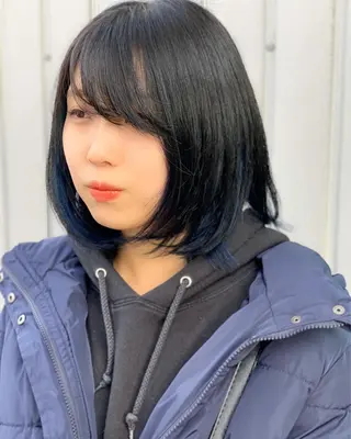 ミディアム カラー 高橋 春菜のヘアスタイル