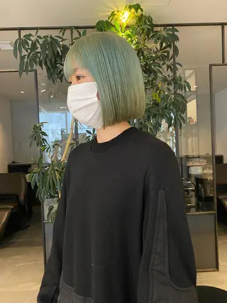 ショート Hair & make Lamp所属・梅田のブリーチ特化 美容師KAI🥰のヘアスタイル