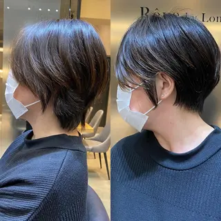 ショート カラー ❣️韓国レイヤー ❣️渡部晃輝のヘアスタイル