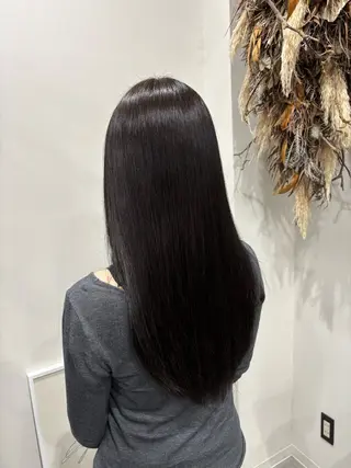 セミロング カラー 畑 悠哉のヘアスタイル
