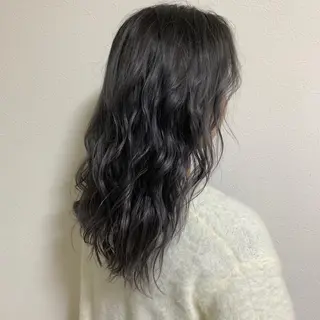 セミロング カラー 西山 雄基のヘアスタイル