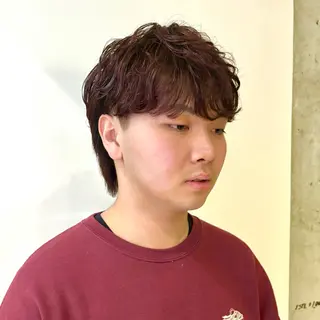 ショート カラー パーマ メンズ 🔥メンズ特化🔥 ハイトーン/RUKIのヘアスタイル
