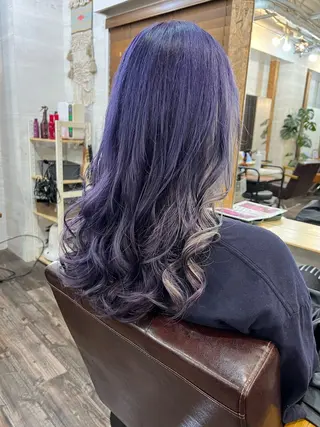 ロング ✨ハイトーン✨透明感 ✨生神　優季のヘアスタイル