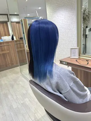 セミロング カラー Re:st所属・Miyavi/カラー ショートボブのヘアスタイル