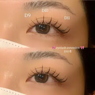 マツエク・マツパ 飯塚 亜衣のマツエク・マツパデザイン