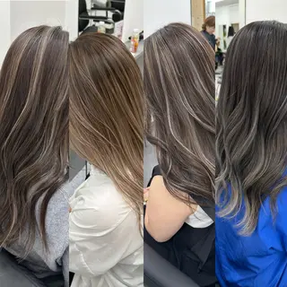 ロング カラー ヘアアレンジ 久米 治仁のヘアスタイル