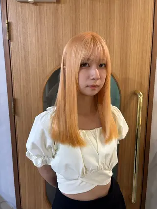 ロング カラー 野口 咲愛のヘアスタイル