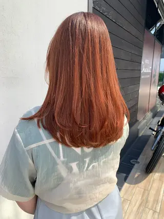 セミロング カラー ヘアアレンジ yuka .のヘアスタイル