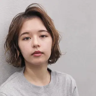 ショート カラー ヘアアレンジ N/デザインカラー 🌿ナギのヘアスタイル