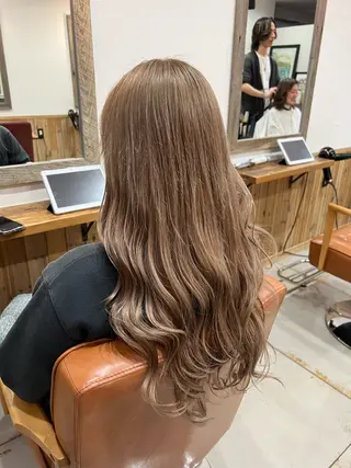 ロング カラー 🌈ダブルカラー🌈 💚みやのしんじ💚のヘアスタイル