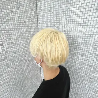 カラー 地毛風ストレート/ ケアカラー/セキネのヘアスタイル