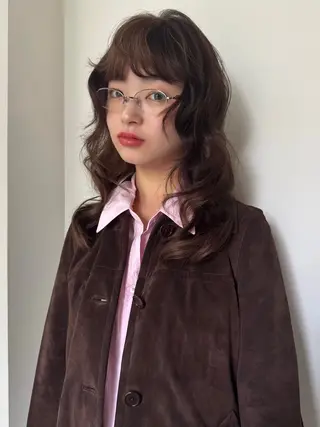 ロング カラー ヘアアレンジ mina 🌷のヘアスタイル