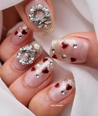 ネイル 3dパーツ/流行り 👧shushu❤️のネイルデザイン