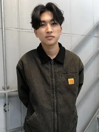 パーマ メンズ Ryuto Watanabeのヘアスタイル