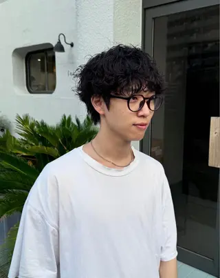 パーマ メンズ 美容室soi所属・メンズ特化/石田 凱土のヘアスタイル