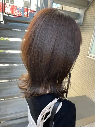 ミディアム カラー TELAHAIR四街道店所属・⚜️TELAHAIR ⚜️櫻井のヘアスタイル
