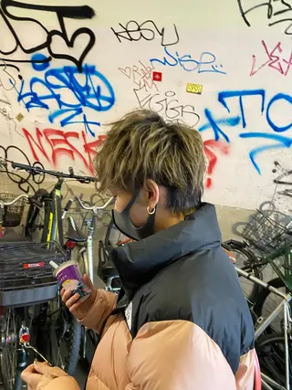 ショート カラー あざと可愛い❤️ 髪質整形💊 輝のヘアスタイル