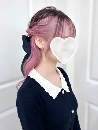 ミディアム ヘアアレンジ Rayreee 原宿・表参道所属・Miu‎🤍Hair ‎Arrange🎀のヘアスタイル