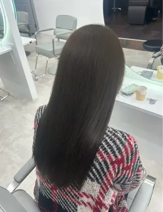 ロング カラー 武田 唯来のヘアスタイル