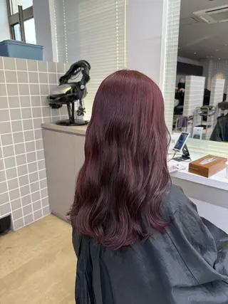 ロング カラー ヘアアレンジ 💗横浜美容室 💗HARUNAのヘアスタイル