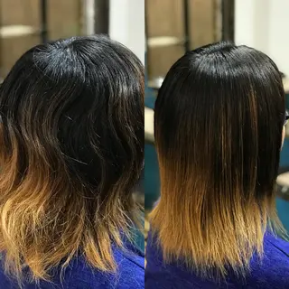 ミディアム 福島 和弥のヘアスタイル