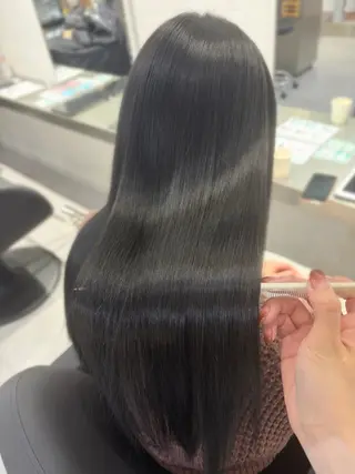 ロング 🫧縮毛矯正支持率 No.1 ほのか🫧のヘアスタイル