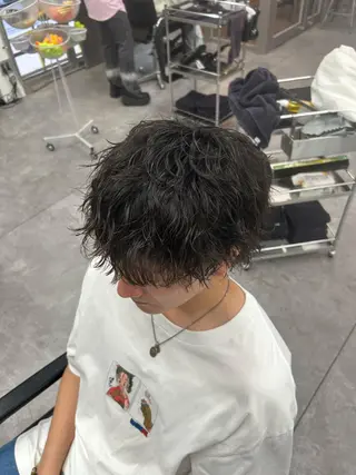 パーマ メンズ パーマ支持率No.1 ❤️‍🔥安成弾のヘアスタイル
