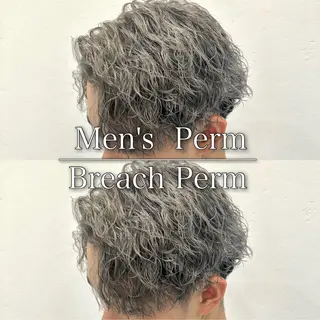 メンズ 白髪ぼかし/白髪 メッシュ/ゆうとのヘアスタイル