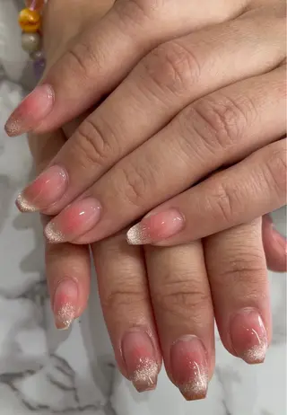 ミディアム ブラウン 広奈子のネイルデザイン