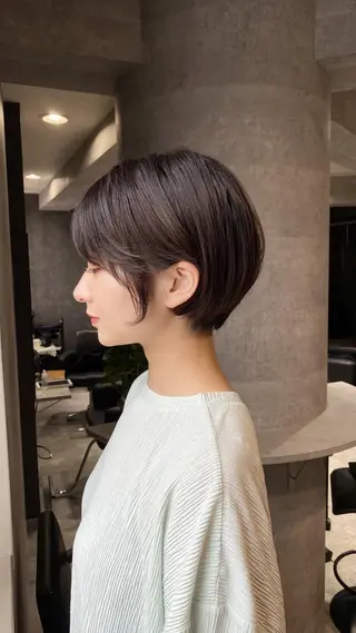 ショート カラー 女性が憧れる ショート/角田愛和のヘアスタイル