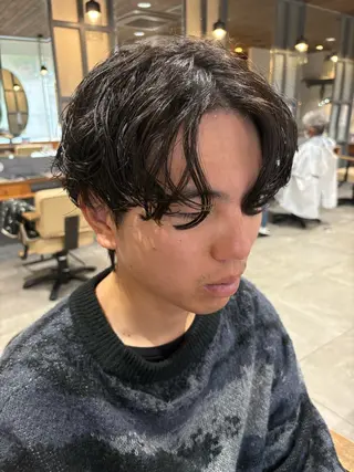 パーマ メンズ isi(イシ)所属・isi／門真／古川橋 EITOのヘアスタイル